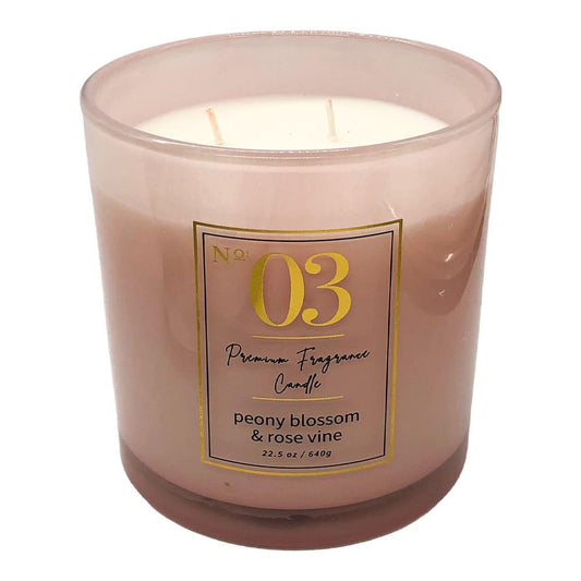 Vela Aromática Max Wholesales Peony Blossom & Rose Vine 22.5 oz