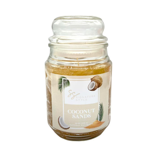 Vela Aromática JC Sales Coconut 18Oz