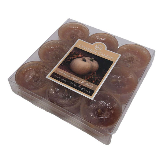 Set de Velas Aromáticas Colonial Candle de Calabaza y Clavo 9 Piezas