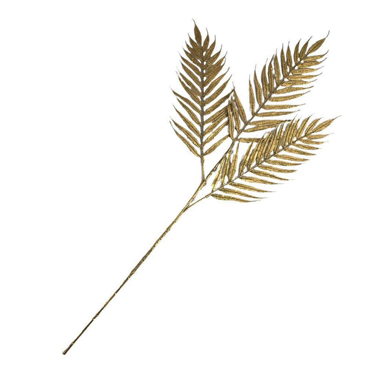 Hoja Navideña Escarchada Montefiori Christmas 64 cm - Surtido