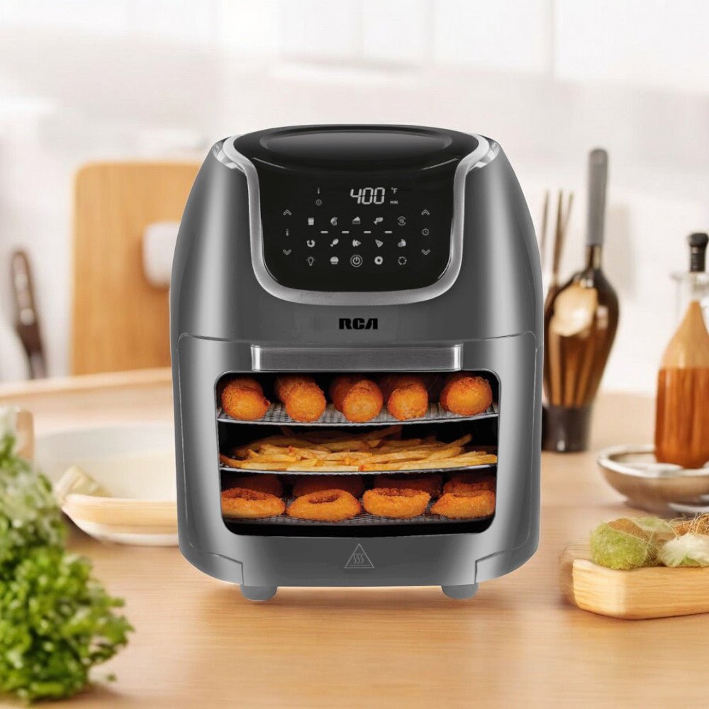 Horno - Freidora de Aire RCA 12Lt / Digital / Gris - Rca - Titan.com.pa - 7453021622936