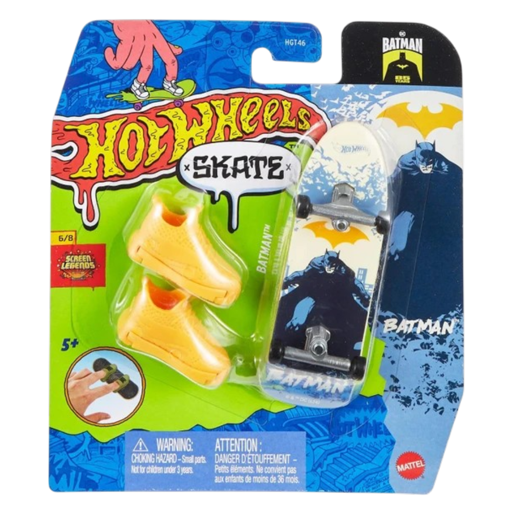 Hot Wheels Skate Batman | Fingerboard y Zapatos de Skate - SURTIDO - Hot Wheels - Titan.com.pa - 194735250097
