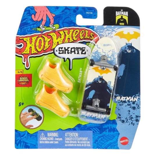 Hot Wheels Skate Batman | Fingerboard y Zapatos de Skate - SURTIDO - Hot Wheels - Titan.com.pa - 194735250097