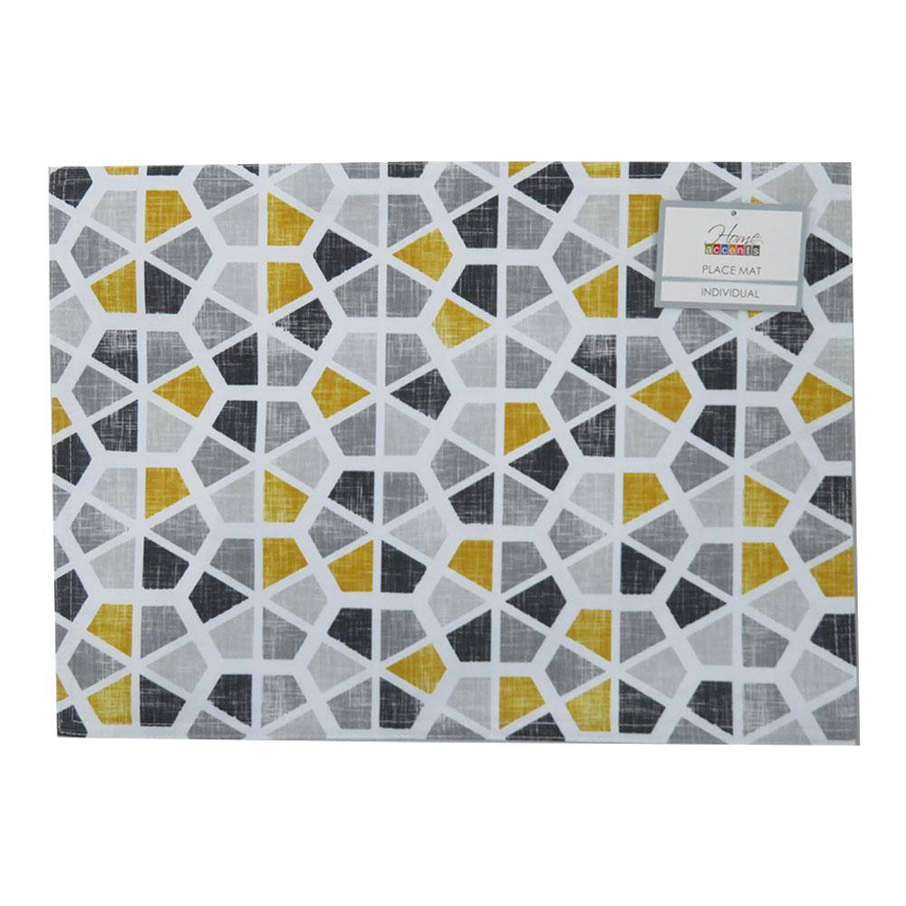 Individual de Mesa Home Accents Estampado