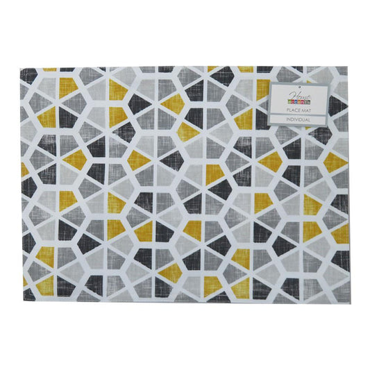 Individual de Mesa Home Accents Estampado