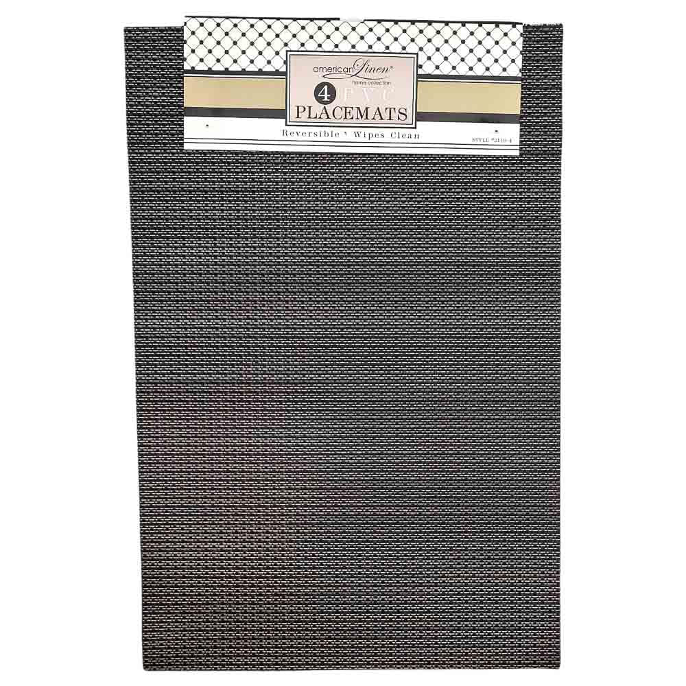 Individual de Plástico American Linen 4 Piezas - Surtido