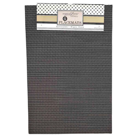 Individual de Plástico American Linen 4 Piezas - Surtido