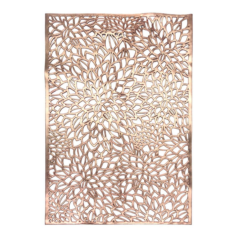 Individual Miro Christmas de Plástico Rectangular Rose