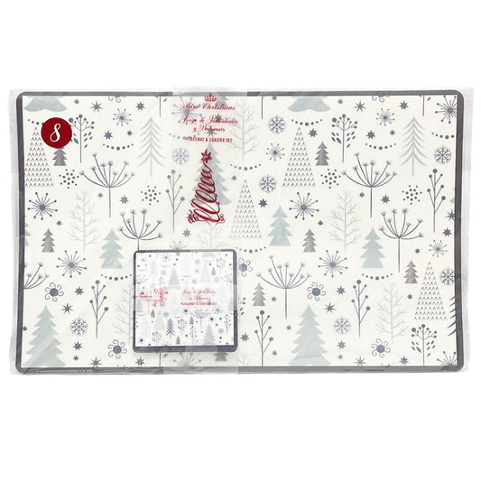 Individual Navideño Plástico / Set 8 Piezas – Miro Christmas - Miro Christmas - Titan.com.pa - 7450120483444