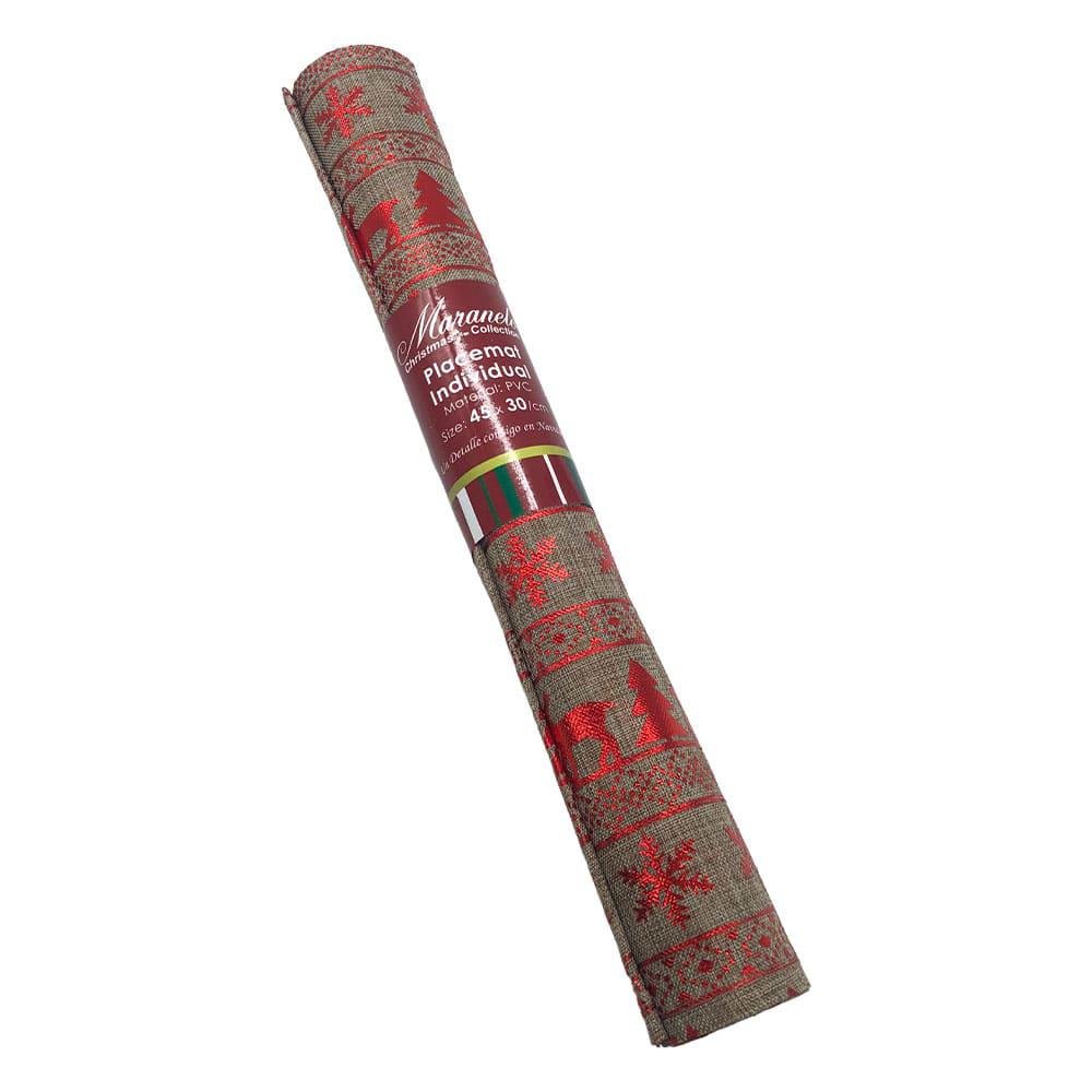 Individuial Maranelo Christmas de Plástico 45 cm X 30 cm Estampado