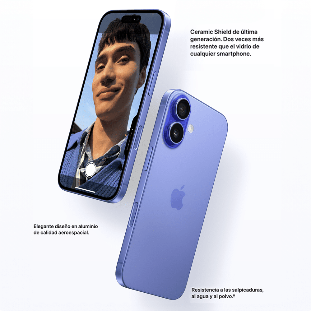 iPhone 16 de 128GB - Ultramarine SF - Apple - Titan.com.pa - 2150110218593