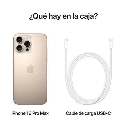 iPhone 16 Pro de 256Gb / Desierto / E - SIM - Apple - Titan.com.pa - 2150110157748