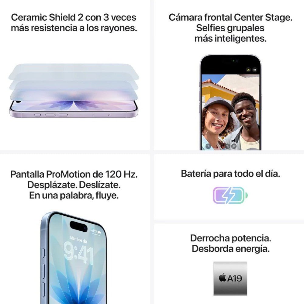 iPhone 17 / 256GB / Blanco - Apple - Titan.com.pa - 195950643077