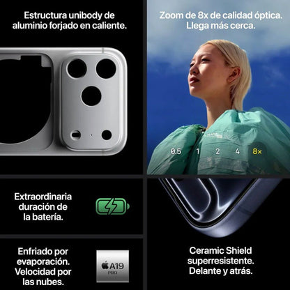 iPhone 17 Pro Max 256GB - Orange - Apple - Titan.com.pa - 195950638004