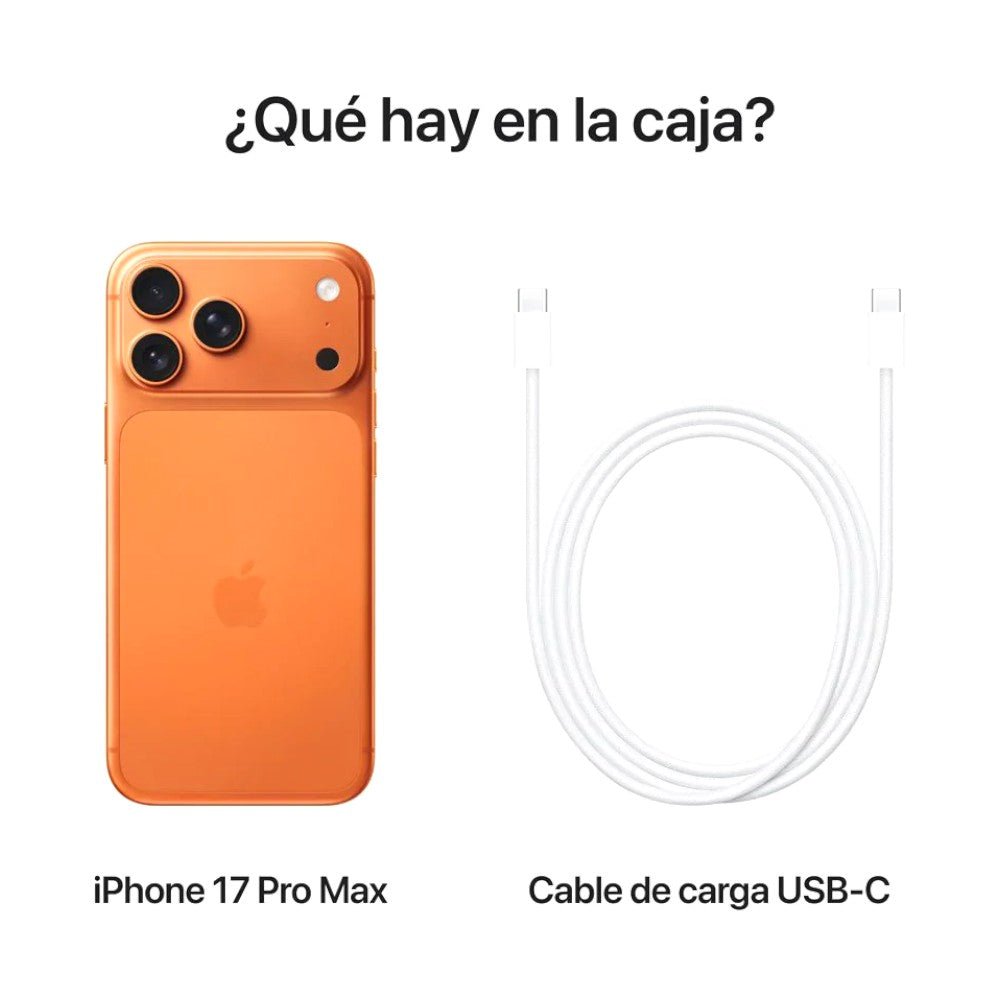 iPhone 17 Pro Max 256GB - Orange - Apple - Titan.com.pa - 195950638004