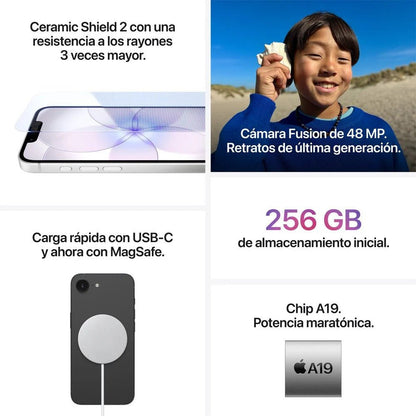 iPhone 17e / 256 GB / Negro - Apple - Titan.com.pa - 195951041155