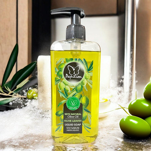 Jabón Líquido Papilion Para Mano Olive Leaves 400 ML - Papilion - Titan.com.pa - 8692857872071