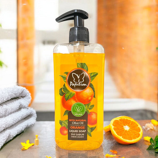 Jabón Líquido Papilion Para Mano Orange 400 ML - Papilion - Titan.com.pa - 8692857016741