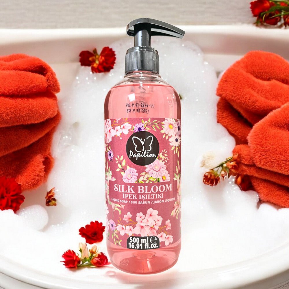 Jabón Líquido Papilion Para Mano Silk Bloom 500 ML - Papilion - Titan.com.pa - 8683407000303