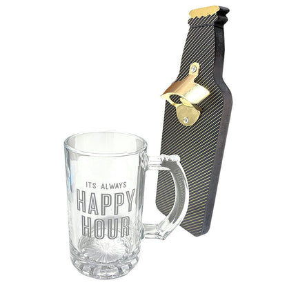 Jarra Cervecera de Vidrio Home Elegance / Con Abridor - Home Elegance - Titan.com.pa - 2100000129751