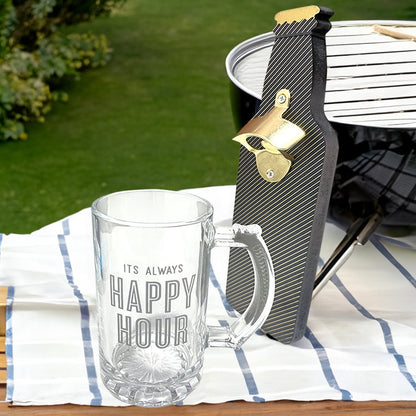 Jarra Cervecera de Vidrio Home Elegance / Con Abridor - Home Elegance - Titan.com.pa - 2100000129751