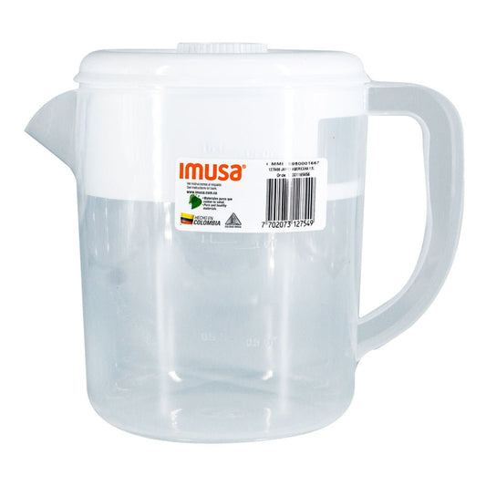 Jarra de Plástico Imusa Con Tapa de 1.5 L