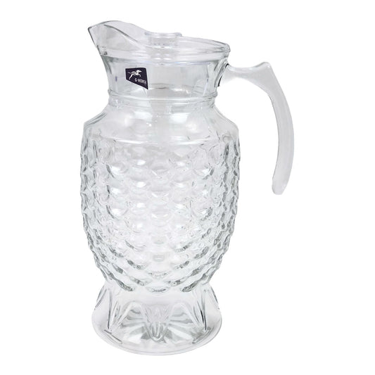 Jarra de Vidrio Home Elegance Clear con Tapa - Surtido