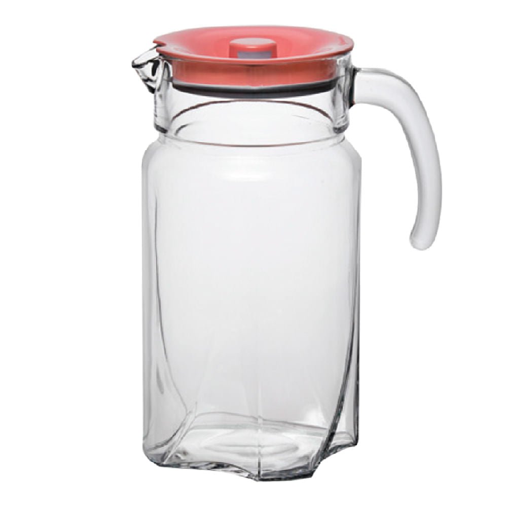 Jarra Luna Pasabahce de Vidrio Tapa Rosada 50 oz