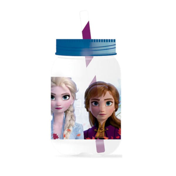 Jarra Mason Frozen Con Carrizo 500 ml