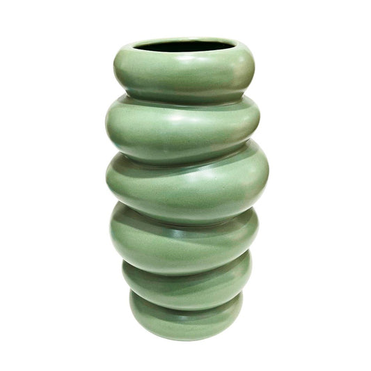 Jarrón Decorativo Home Elegance / Cerámica Grande - 25 cm - Home Elegance - Titan.com.pa - 2100000980093