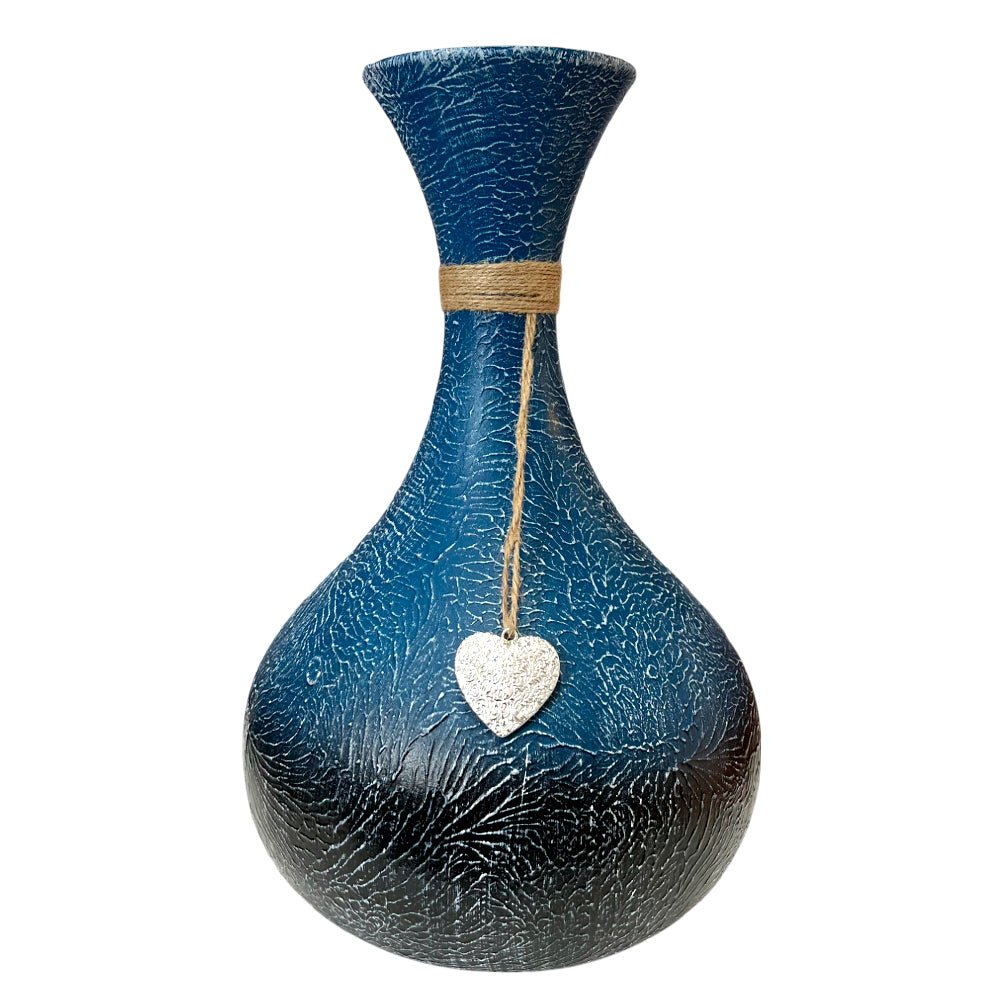 Jarrón Decorativo Home Elegance de Cerámica - Azul - Home Elegance - Titan.com.pa - 2100000688876