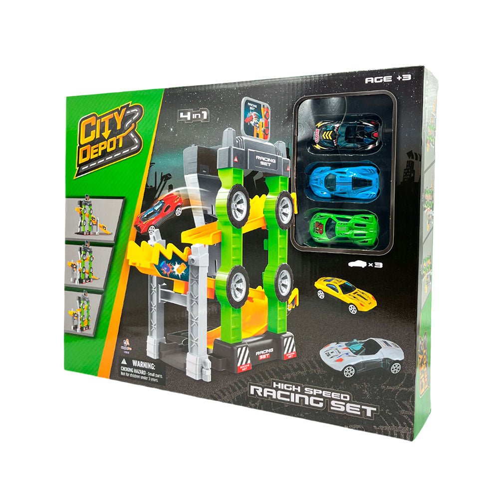 Juego Ciudad De 4 En 1 C/Accesorios - City Depot - Titan.com.pa - 2100000213214