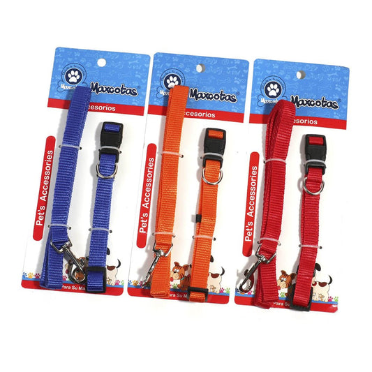 Juego De Collar y Correa Maxcotas Para Perros