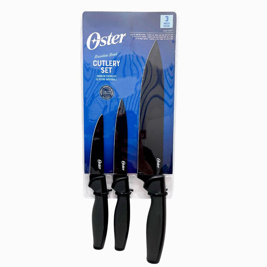 Juego De Cuchillos De Acero Inoxidable 3 Piezas - Oster - Oster - Titan.com.pa - 2150108906440
