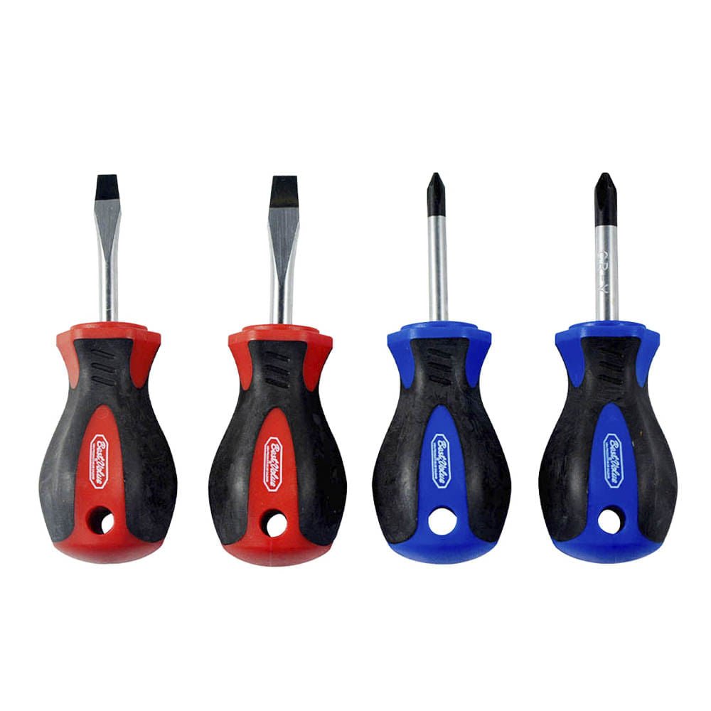 Juego de Destornilladores Stubby Best Value de 4 Piezas
