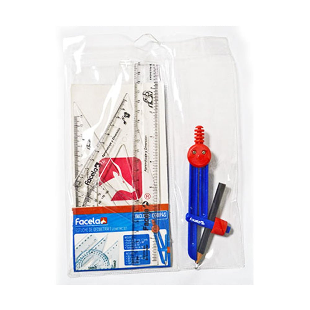 Juego de Geometría Facela de 20 cm