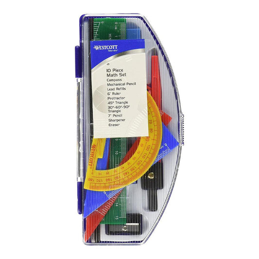 Juego de Geometría Westcott 10 Piezas