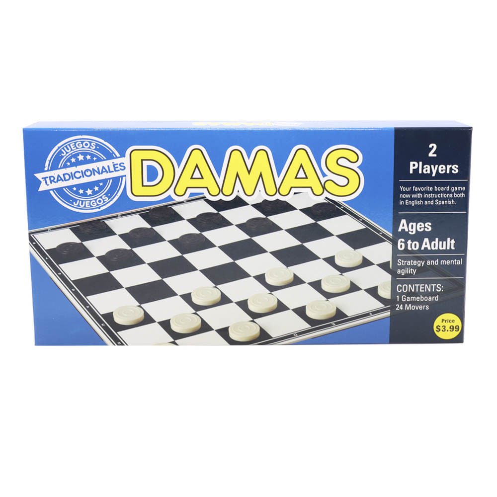 Juego de Mesa Damas Star Toys Tradicional