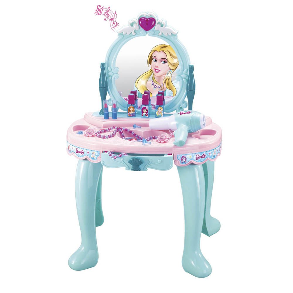 Juego De Mesa De Belleza Con Música y Espejo