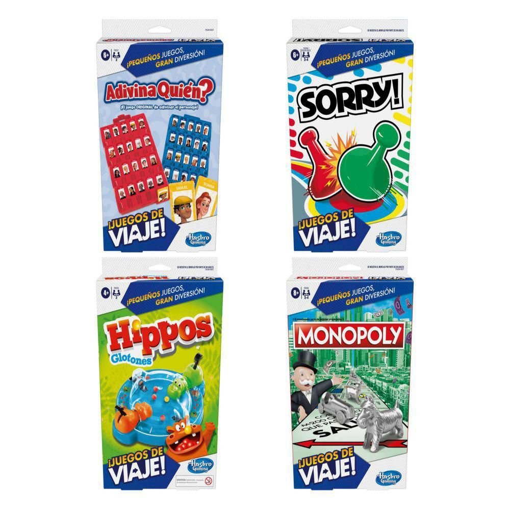 Juegos de Mesa Hasbro Game - Viajeros - Surtidos