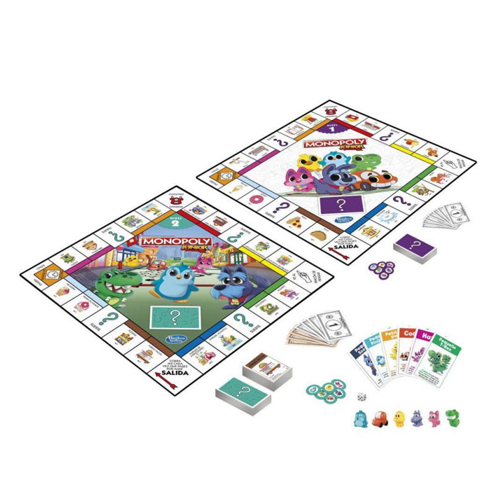 Juego de Mesa Monopolio Junior 2 en 1