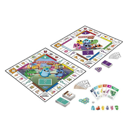 Juego de Mesa Monopolio Junior 2 en 1