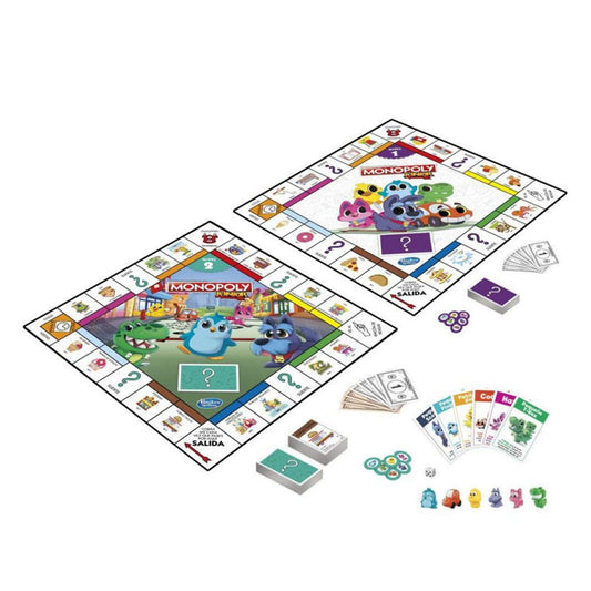 Juego de Mesa Monopolio Junior 2 en 1