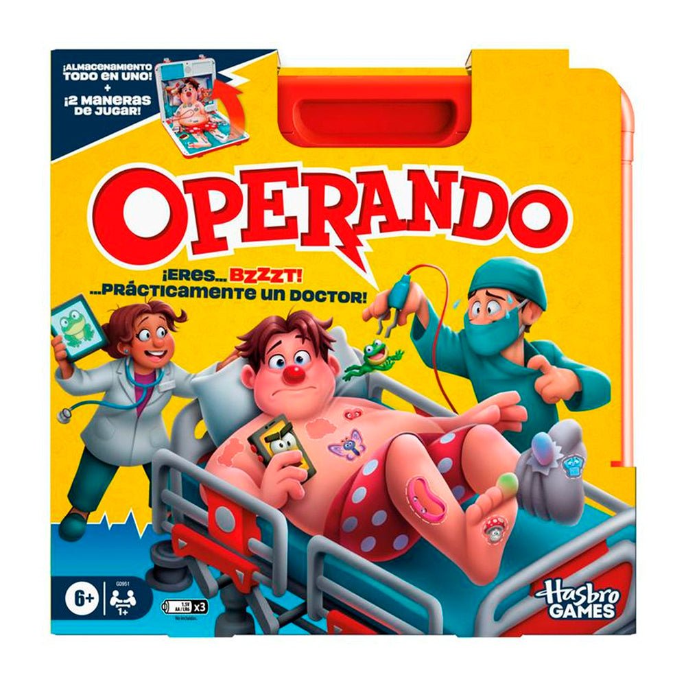 Juego De Mesa Operando Hasbro Games - Operation - Titan.com.pa - 195166288710