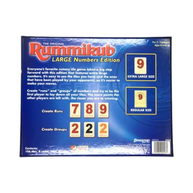 Juego De Mesa Rummikub Edición Large Number - UPD - Titan.com.pa - 21853004069
