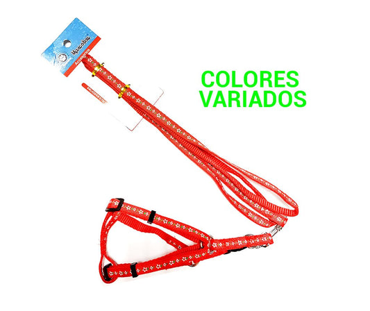 Juego De Pechera y Correa Maxcotas Para Perros