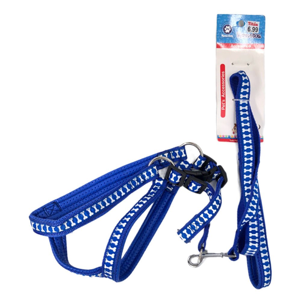 Juego de Pechera y Correa Maxcotas Para Perros