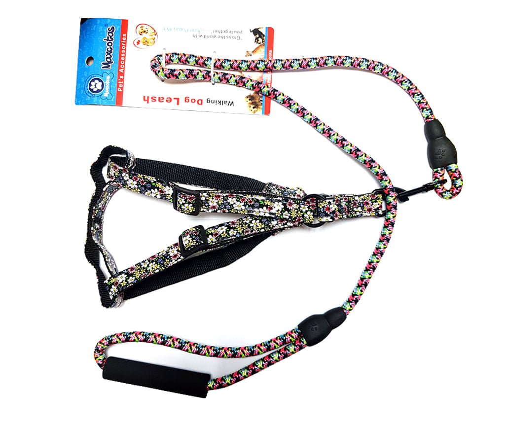 Juego De Pechera y Correa Maxcotas Para Perros