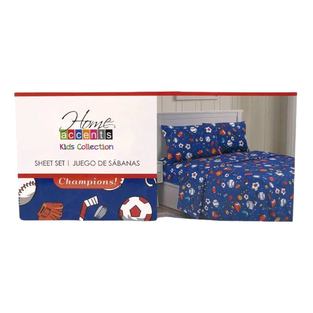 Juego de Sábana 3 Piezas Home Accents Champions - Twin - Home Accents - Titan.com.pa - 7453107347326