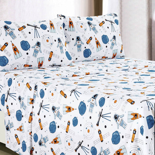 Juego de Sábana Astro Home Accents Microfibra de 4 Piezas - Queen